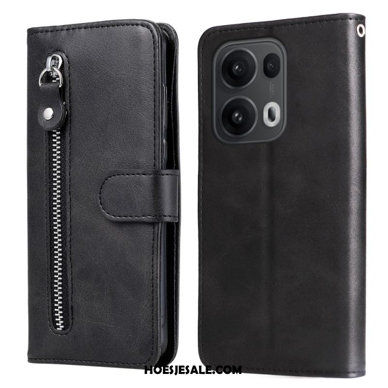 Bescherming Hoesje Oppo Reno 14 Pro 5g Met Ritssluiting Etui