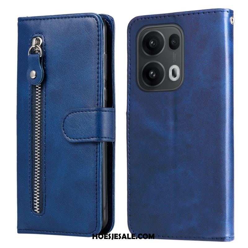 Bescherming Hoesje Oppo Reno 14 Pro 5g Met Ritssluiting Etui