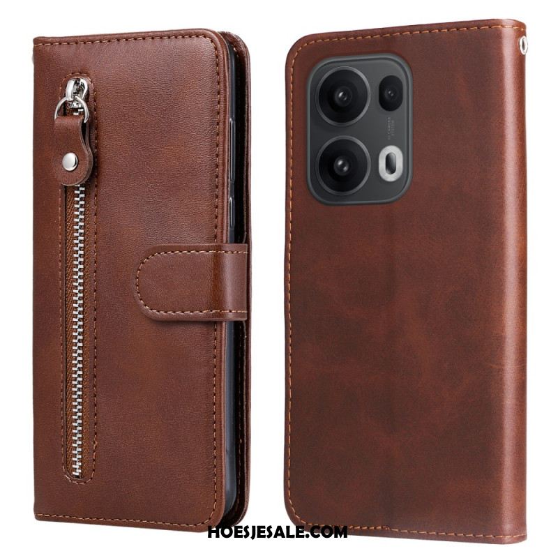 Bescherming Hoesje Oppo Reno 14 Pro 5g Met Ritssluiting Etui