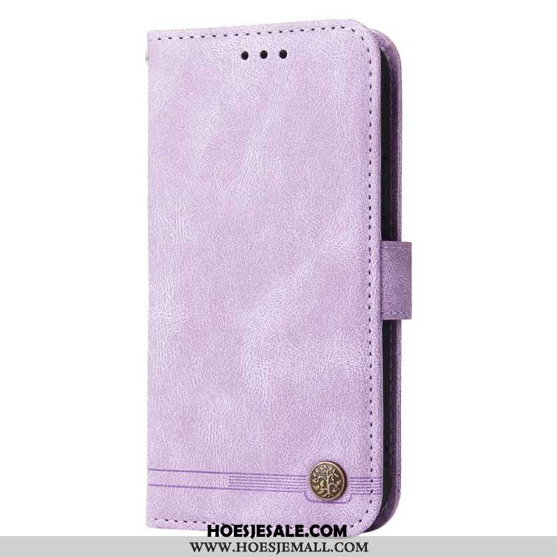 Bescherming Hoesje Samsung Galaxy M55 5g Klinknagel En Riem
