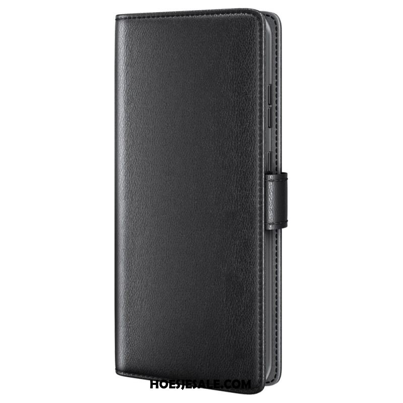 Bescherming Hoesje Samsung Galaxy S25 Ultra 5g Echt Leer