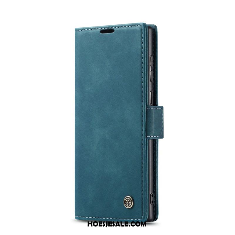 Bescherming Hoesje Samsung Galaxy S25 Ultra 5g Suède-effect Caseme