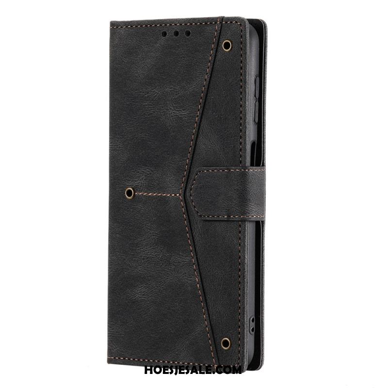 Bescherming Hoesje Samsung Galaxy S26 Plus Tweekleurig Imitatieleer