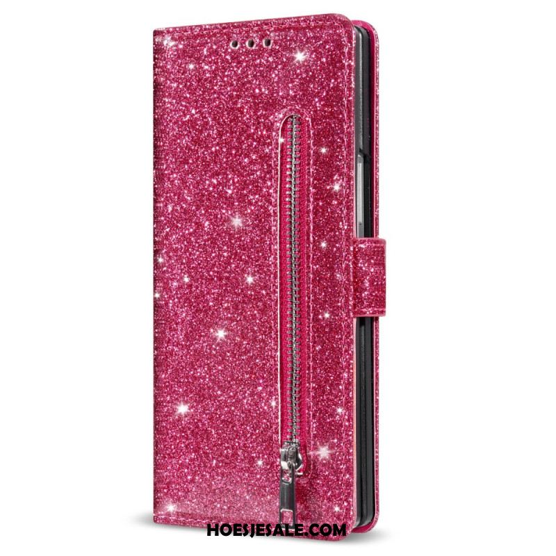 Bescherming Hoesje Samsung Galaxy Z Fold 7 Glitter