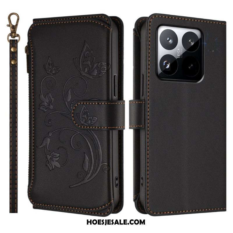 Bescherming Hoesje Xiaomi 15t 6 Rfid-kaarthouders En Sleutelkoord