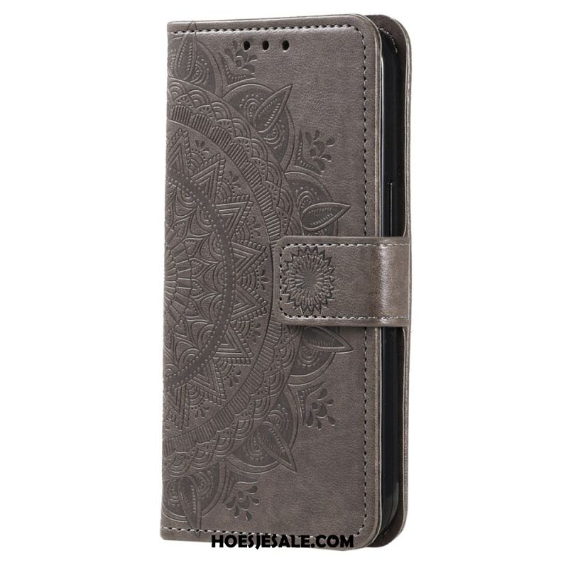 Bescherming Hoesje Xiaomi Redmi Note 13 Pro Plus 5g Mandala Zon Met Riem