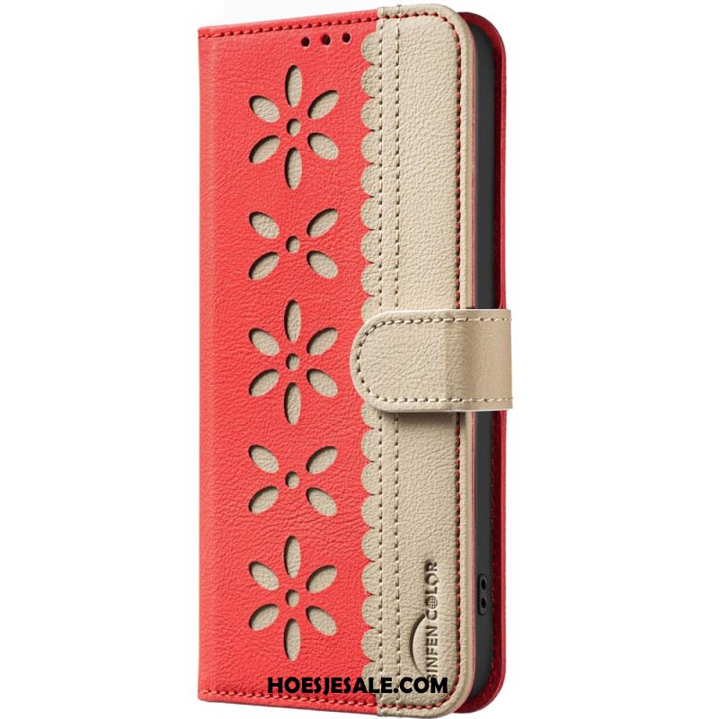 Bescherming Hoesje Xiaomi Redmi Note 14 5g Bloemen Binfen Kleur