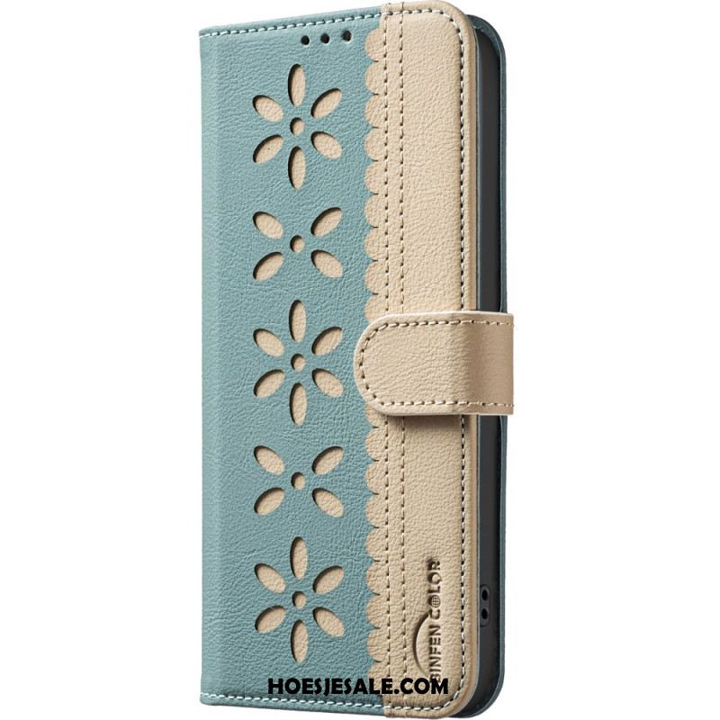 Bescherming Hoesje Xiaomi Redmi Note 14 5g Bloemen Binfen Kleur