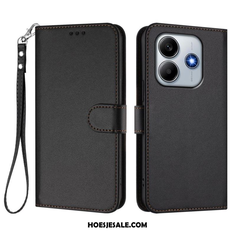 Bescherming Hoesje Xiaomi Redmi Note 14 5g Effen Met Koord