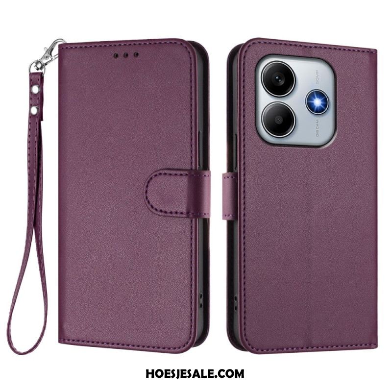 Bescherming Hoesje Xiaomi Redmi Note 14 5g Effen Met Koord