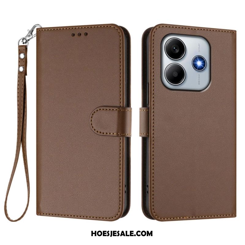 Bescherming Hoesje Xiaomi Redmi Note 14 5g Effen Met Koord