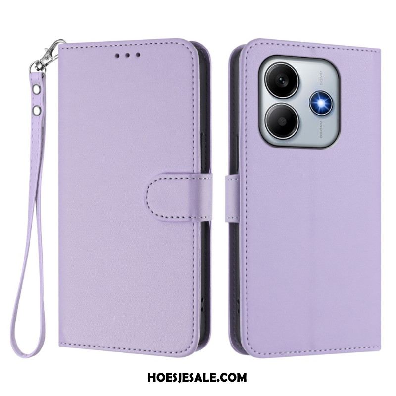 Bescherming Hoesje Xiaomi Redmi Note 14 5g Effen Met Koord