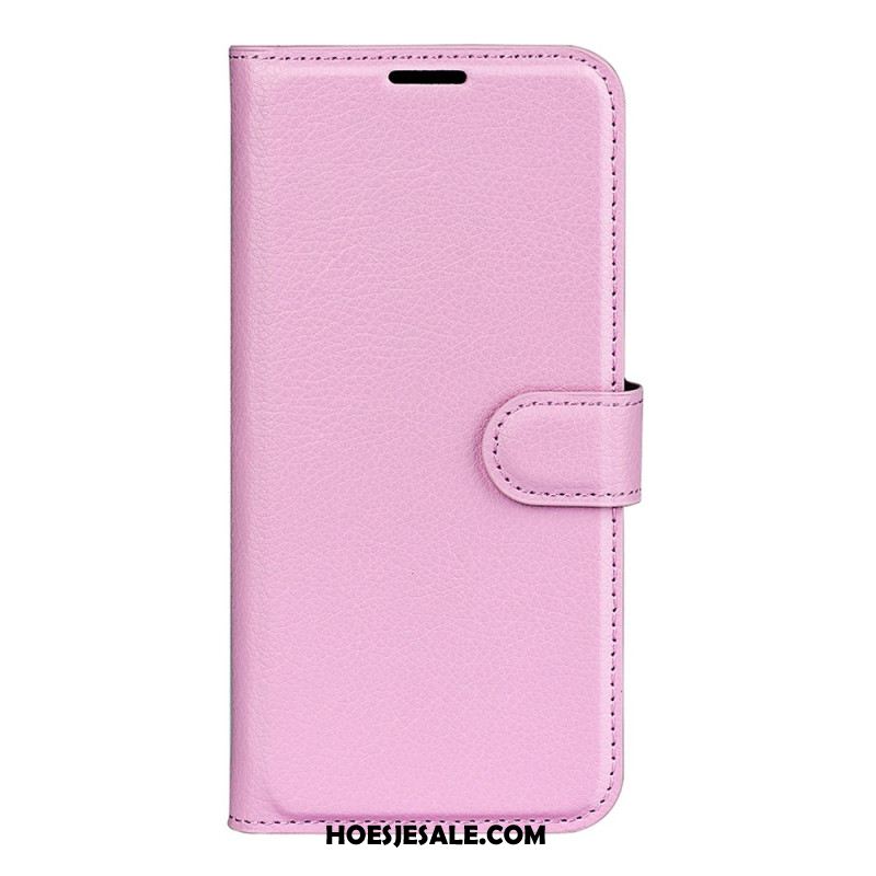 Bescherming Hoesje Xiaomi Redmi Note 14s Klassiek Lychee Kunstleer