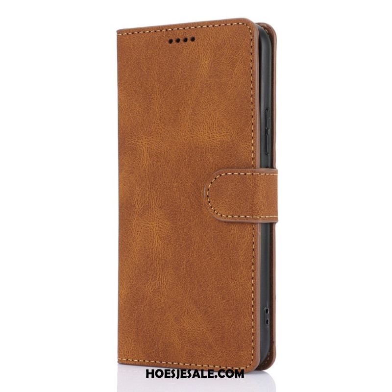 Bescherming Hoesje Xiaomi Redmi Note 15 5g Retro Suède-effect