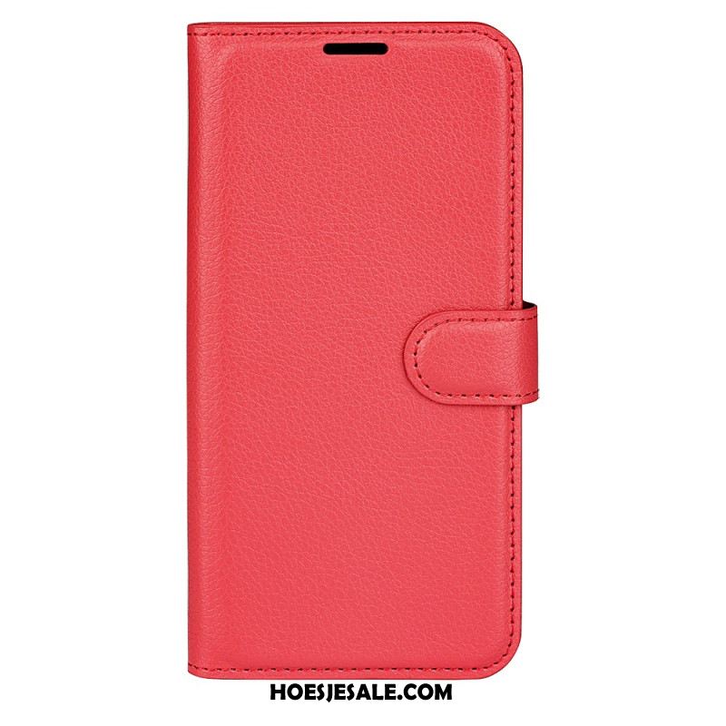 Bescherming Hoesje Xiaomi Redmi Note 15 Pro 5g Lychee Kunstleer