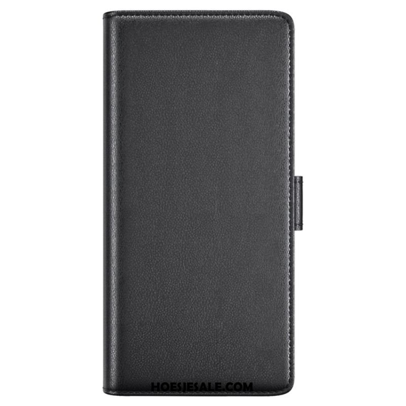 Bescherming Hoesje iPhone 16 Pro Echt Leer