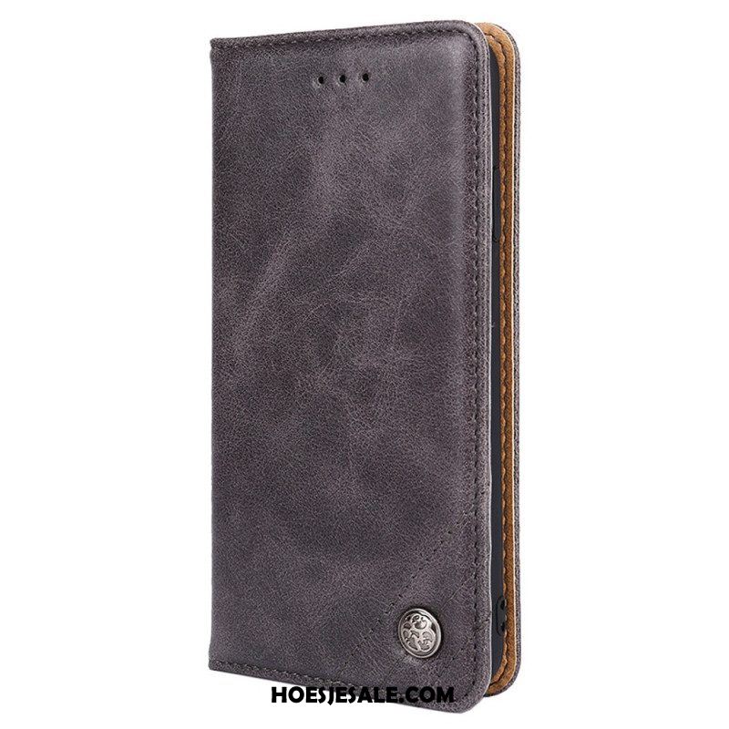 Bescherming Hoesje voor Huawei P60 Pro Folio-hoesje Decoratieve Klinknagel