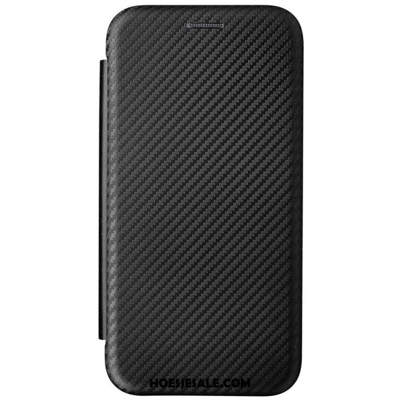 Bescherming Hoesje voor Moto G71 5G Folio-hoesje Gekleurde Koolstofsilicone