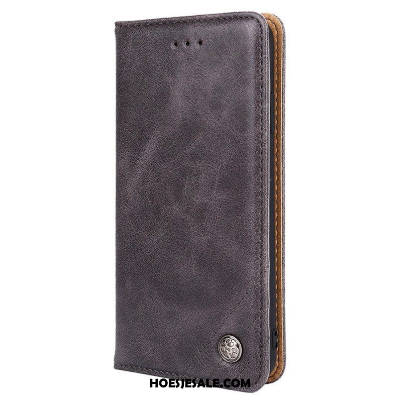 Bescherming Hoesje voor OnePlus 10 Pro 5G Folio-hoesje Decoratieve Klinknagels