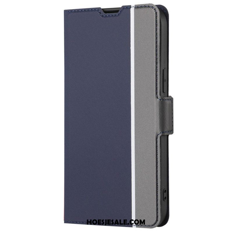 Bescherming Hoesje voor OnePlus 10 Pro 5G Folio-hoesje Twee Toon