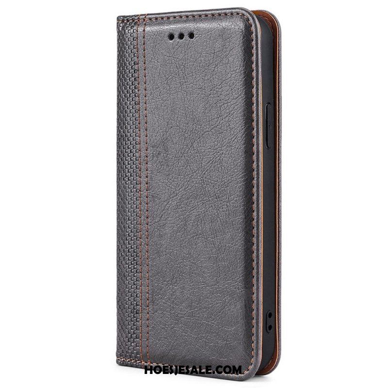 Bescherming Hoesje voor OnePlus 10 Pro 5G Folio-hoesje Vintage Kunstleer