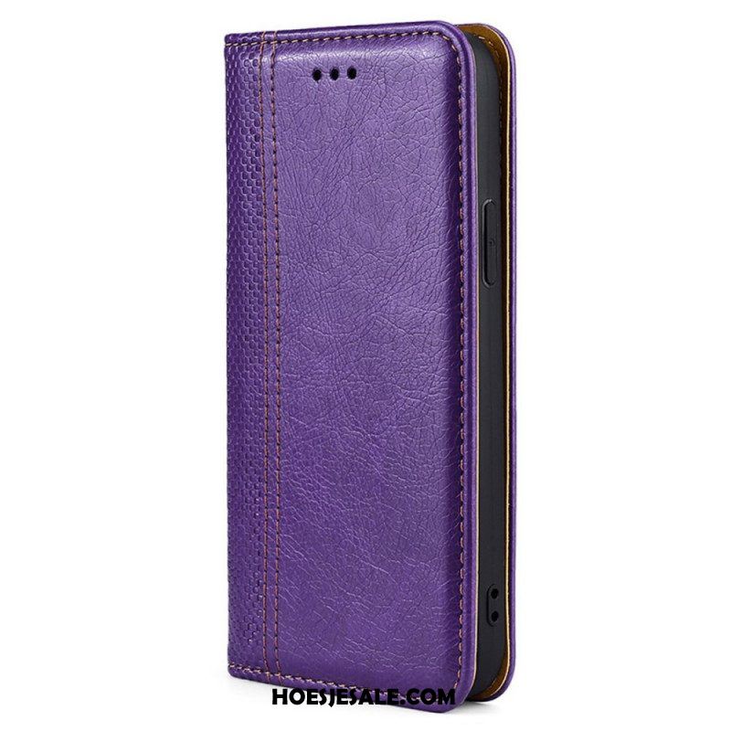Bescherming Hoesje voor OnePlus 10 Pro 5G Folio-hoesje Vintage Kunstleer