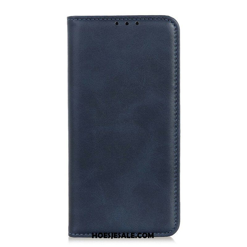 Bescherming Hoesje voor OnePlus Nord 2 5G Folio-hoesje Mat Splitleer