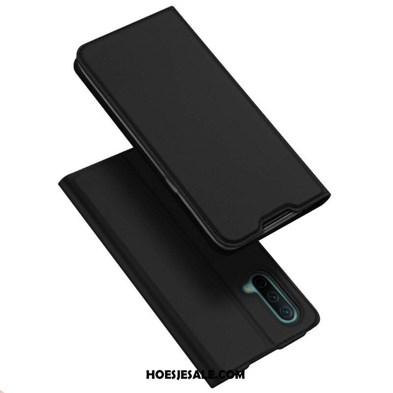 Bescherming Hoesje voor OnePlus Nord CE 5G Folio-hoesje Skinpro Dux Ducis