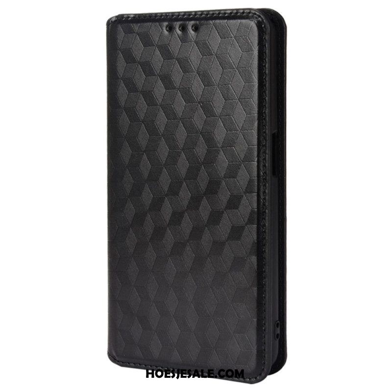 Bescherming Hoesje voor Oppo A54 5G / A74 5G Folio-hoesje 3d Textuur