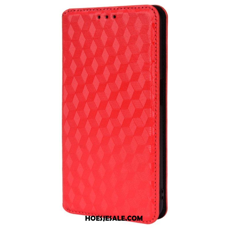 Bescherming Hoesje voor Oppo A54 5G / A74 5G Folio-hoesje 3d Textuur