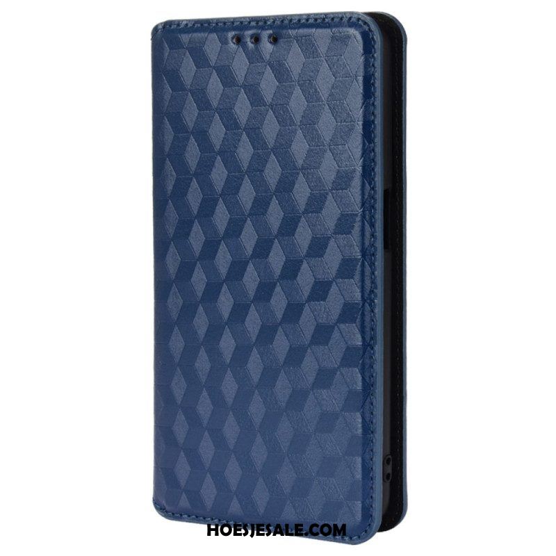 Bescherming Hoesje voor Oppo A54 5G / A74 5G Folio-hoesje 3d Textuur