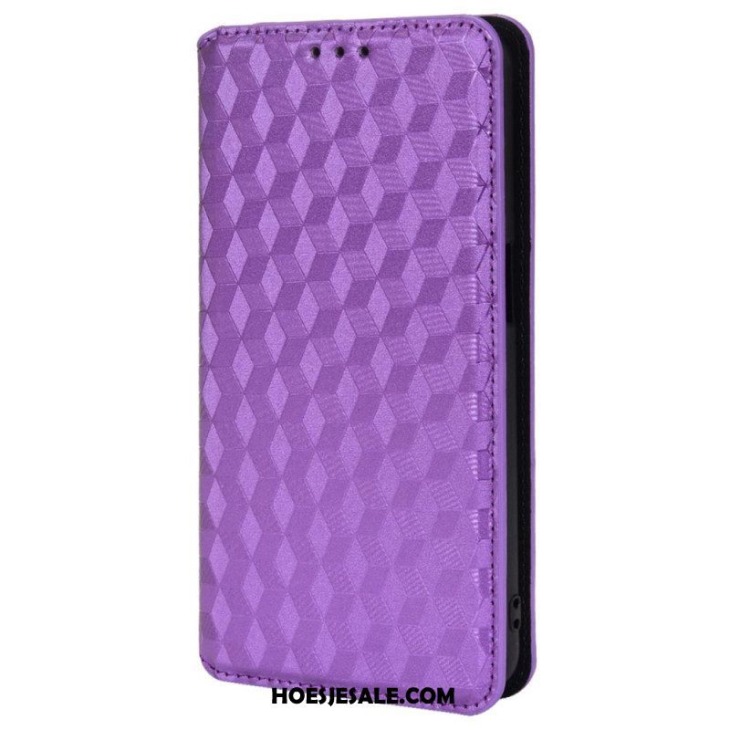 Bescherming Hoesje voor Oppo A54 5G / A74 5G Folio-hoesje 3d Textuur