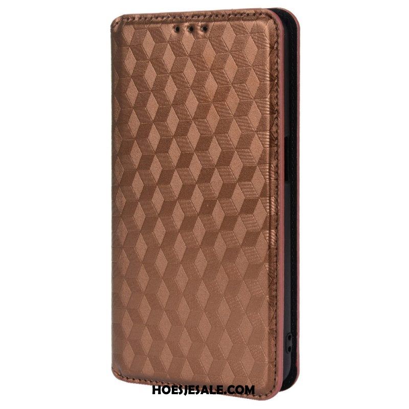 Bescherming Hoesje voor Oppo A54 5G / A74 5G Folio-hoesje 3d Textuur