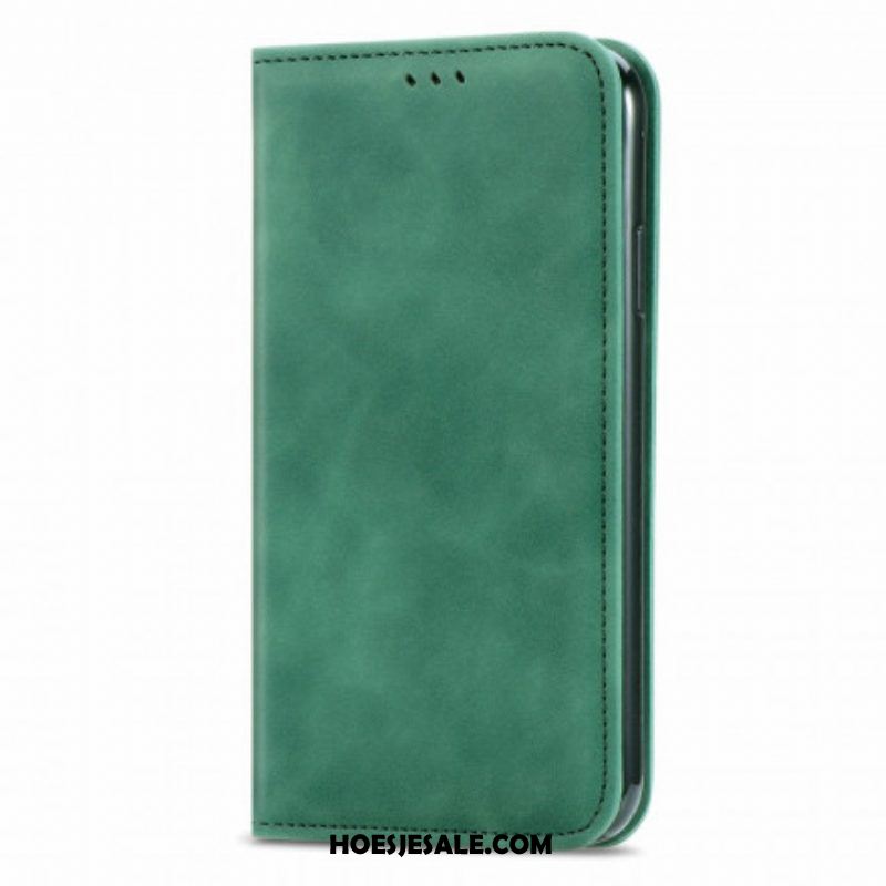 Bescherming Hoesje voor Oppo A54 5G / A74 5G Folio-hoesje Aanraking Van De Huid