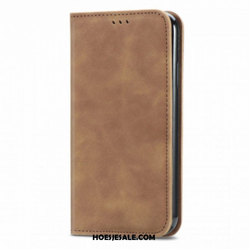 Bescherming Hoesje voor Oppo A54 5G / A74 5G Folio-hoesje Aanraking Van De Huid