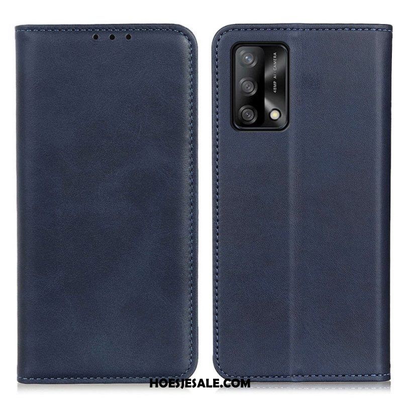 Bescherming Hoesje voor Oppo A74 4G Folio-hoesje Elegantie Splitleer