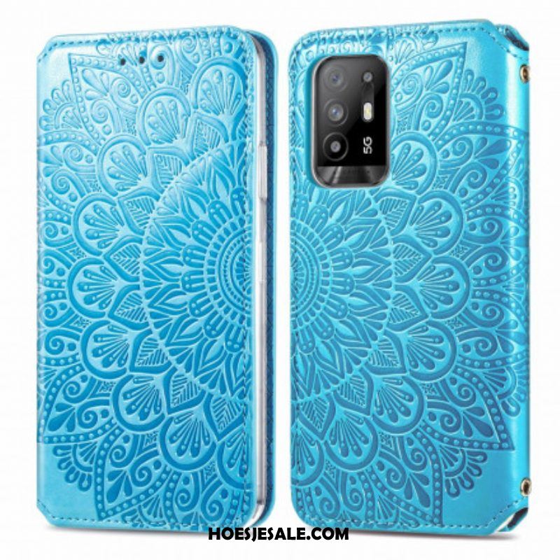 Bescherming Hoesje voor Oppo A94 5G Folio-hoesje Mandala