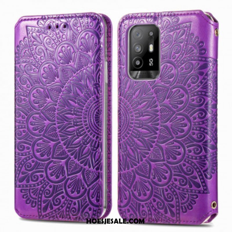 Bescherming Hoesje voor Oppo A94 5G Folio-hoesje Mandala