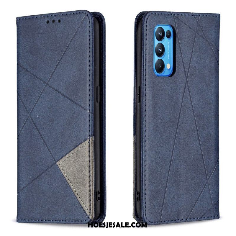 Bescherming Hoesje voor Oppo Find X3 Lite Folio-hoesje Artistieke Stijl