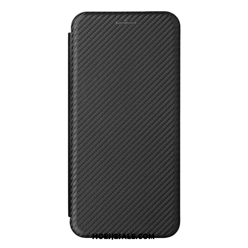 Bescherming Hoesje voor Oppo Find X5 Lite Folio-hoesje Koolstofvezel Textuur