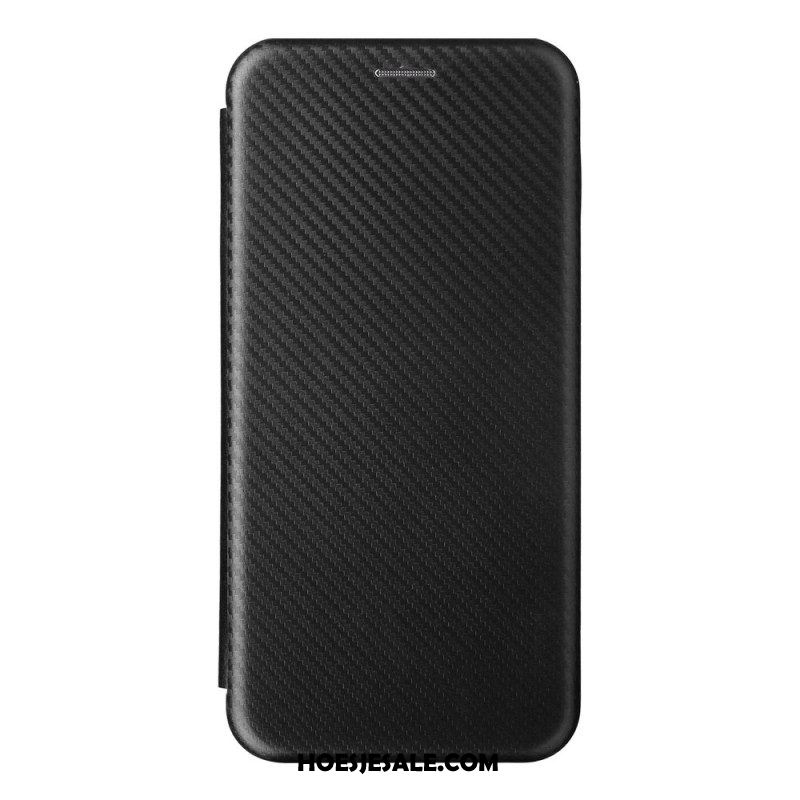 Bescherming Hoesje voor Oppo Find X5 Pro Folio-hoesje Koolstofvezel Textuur