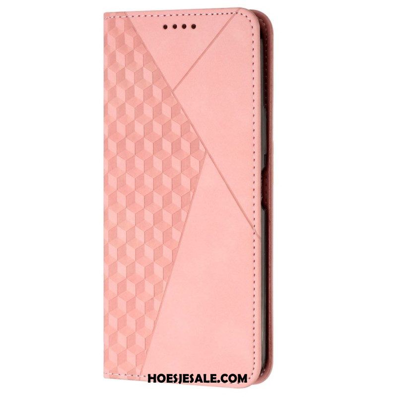 Bescherming Hoesje voor Oppo Reno 8 Folio-hoesje Kubieke Stijl