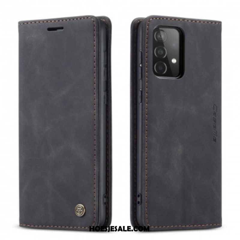 Bescherming Hoesje voor Samsung Galaxy A52 4G / A52 5G / A52s 5G Folio-hoesje Caseme Kunstleer