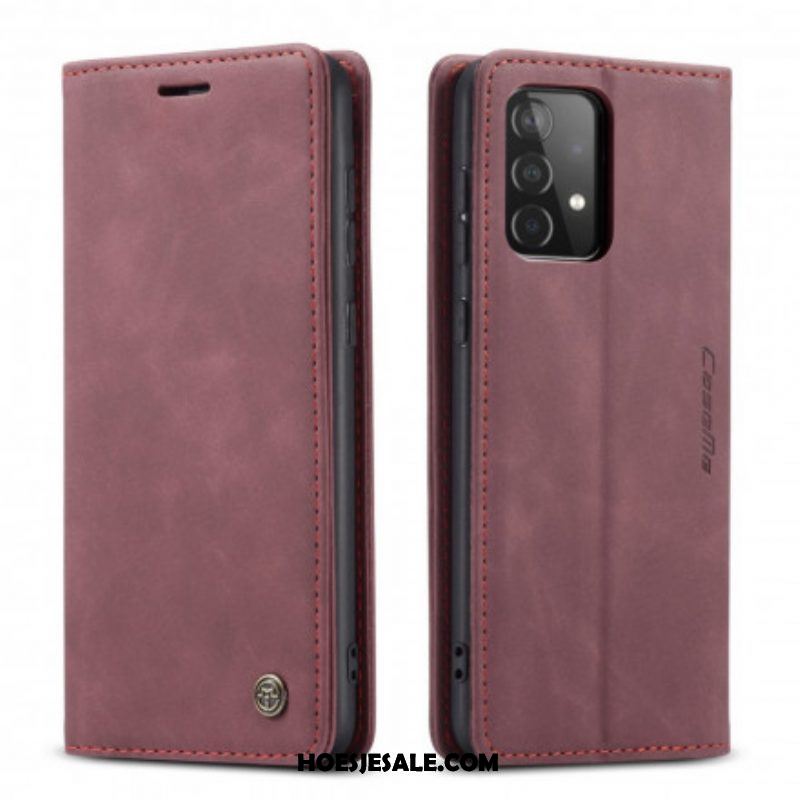 Bescherming Hoesje voor Samsung Galaxy A52 4G / A52 5G / A52s 5G Folio-hoesje Caseme Kunstleer