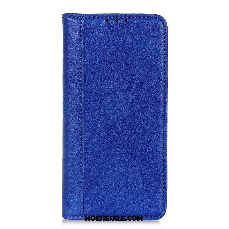 Bescherming Hoesje voor Samsung Galaxy A52 4G / A52 5G / A52s 5G Folio-hoesje Elegantie Split Litchi Leer