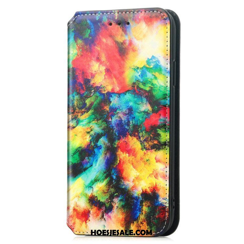 Bescherming Hoesje voor Samsung Galaxy A54 5G Folio-hoesje Caseneo Rfid