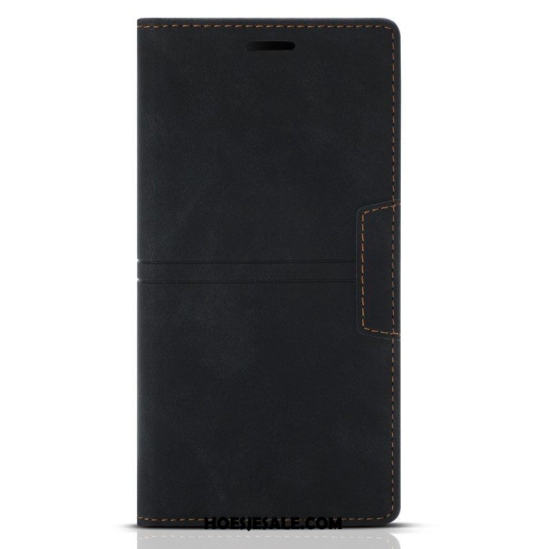 Bescherming Hoesje voor Samsung Galaxy A54 5G Folio-hoesje Stijl Lederen Couture