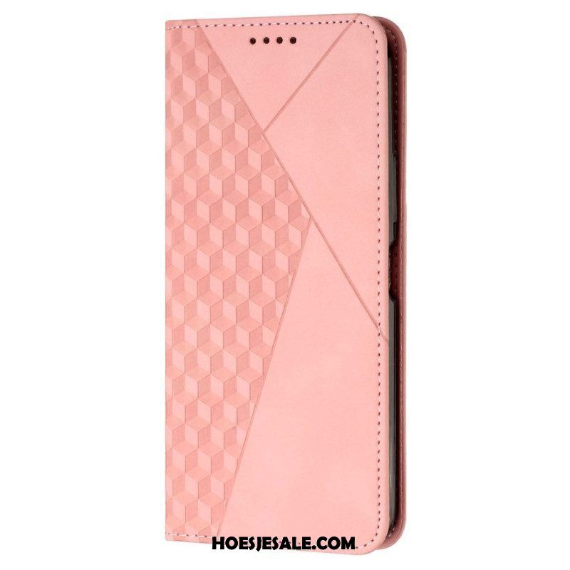 Bescherming Hoesje voor Samsung Galaxy A54 5G Folio-hoesje Stijl Leer 3d-patroon