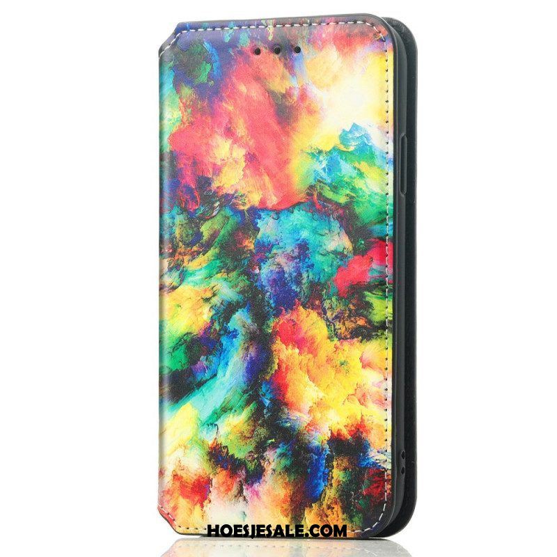 Bescherming Hoesje voor Samsung Galaxy M12 / A12 Folio-hoesje Caseneo Rfid-ontwerp