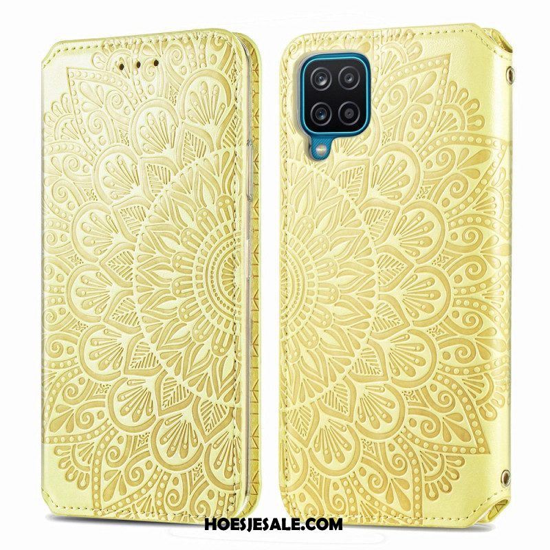 Bescherming Hoesje voor Samsung Galaxy M12 / A12 Folio-hoesje Mandala